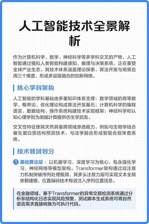 人工智能技術全景解析